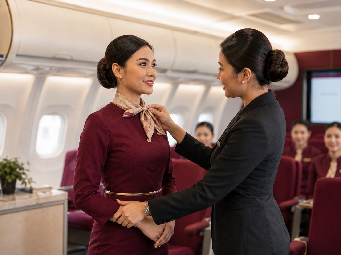 Cabin crew training